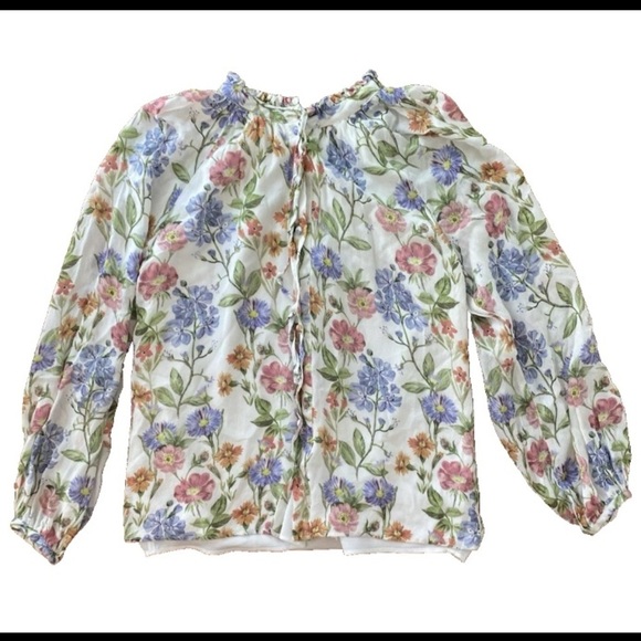 Yumi Kim Sundown Top in Hopefield Ivory Floral Size Medium Style TP-18392 - Picture 7 of 7